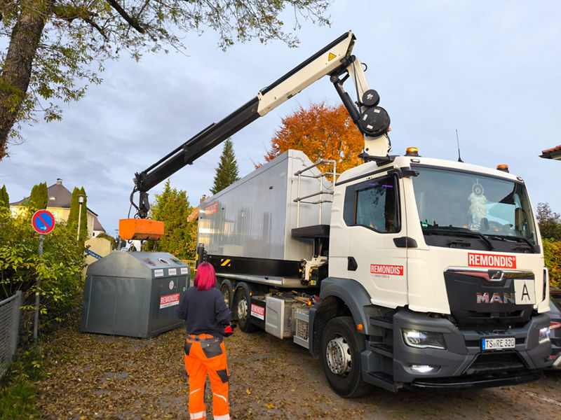 Verantwortung auf der Straße und am Container